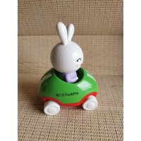 RCXTechPro Adventures Little Buggy Vehicle Preschool Toy for Ages 3 and Up (Rabbit in Helicopter)